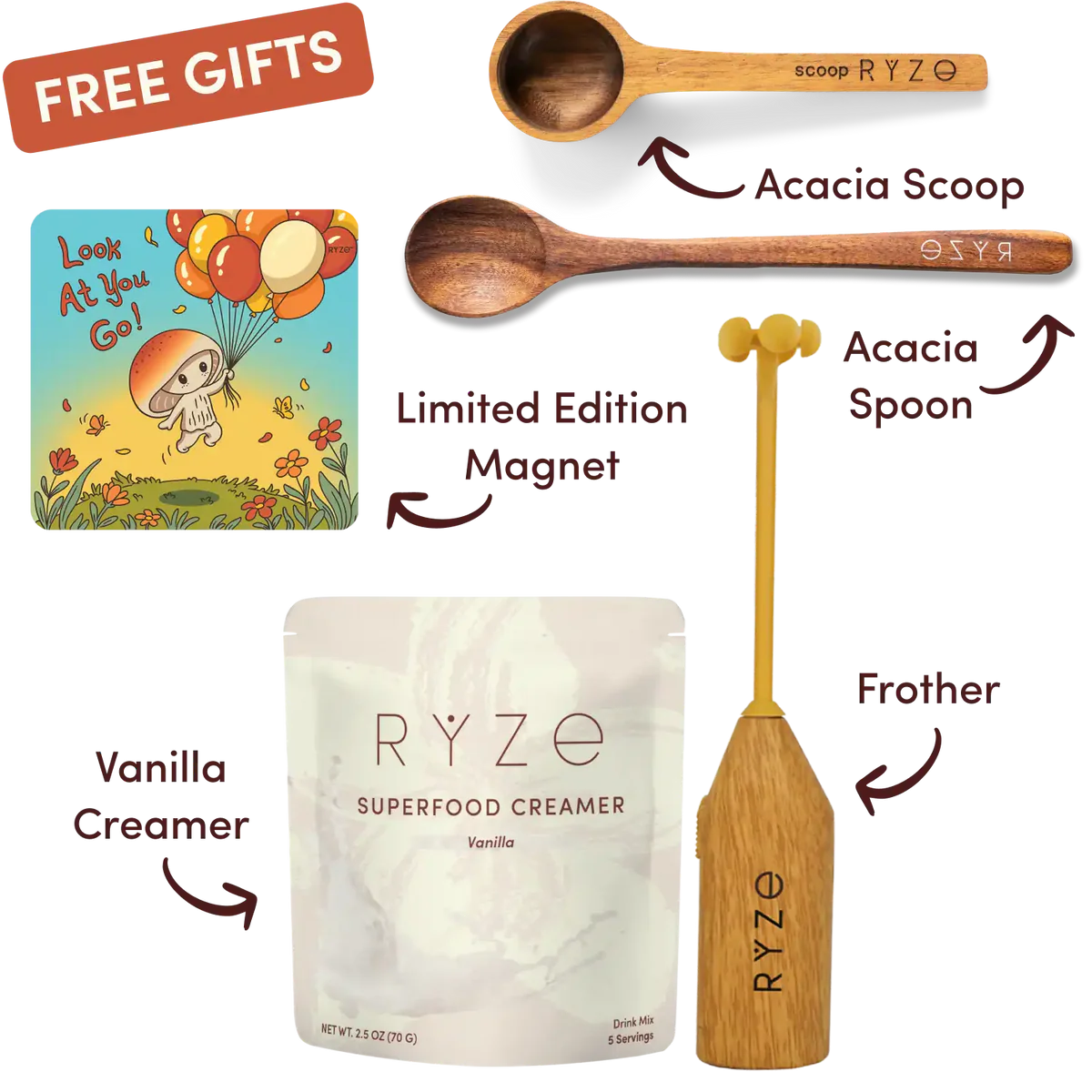 Mushroom Coffee Starter Kit (60 servings) - Core Bundle